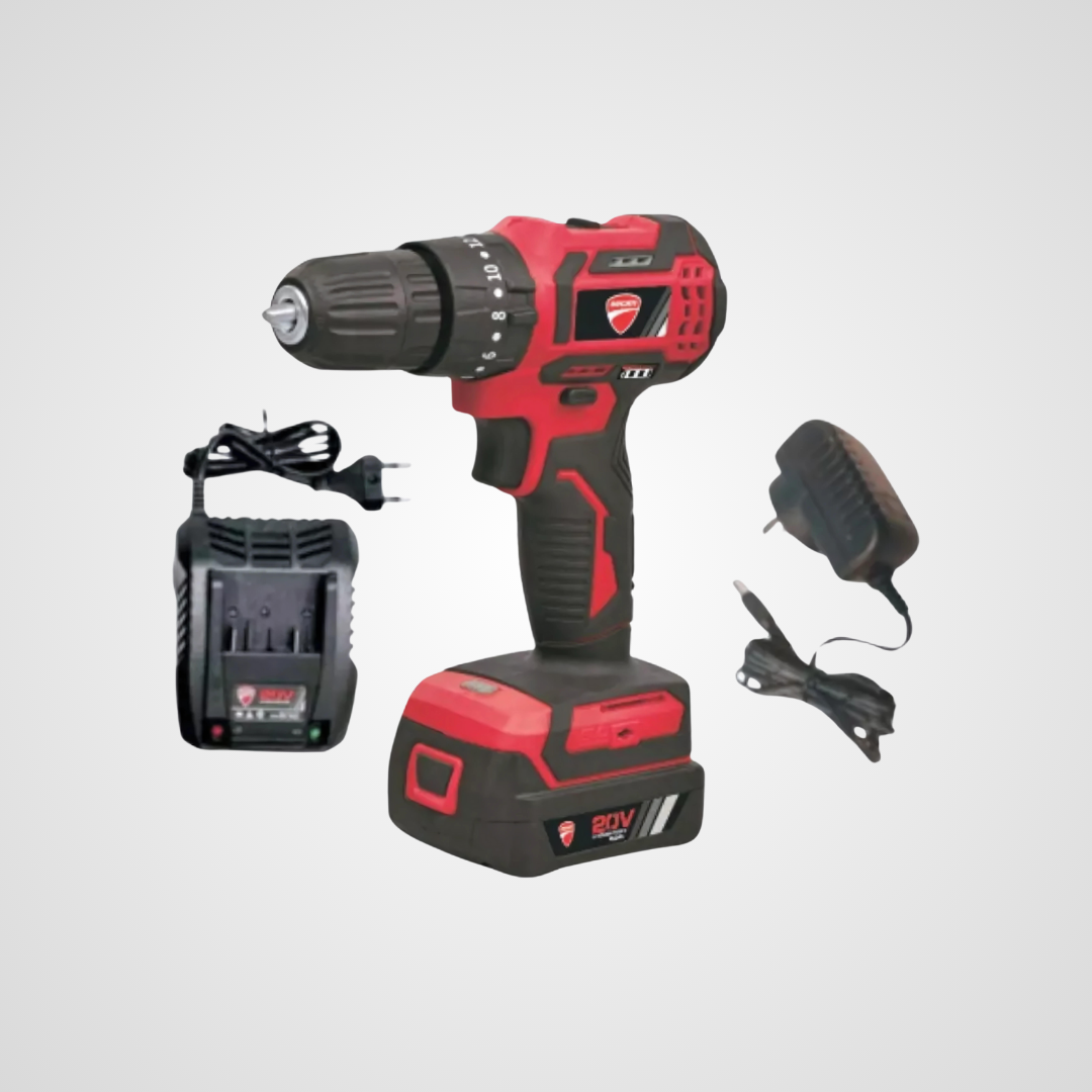 taladro ducati herramientas de 20V a bateria con cargador y bateria en selectastore.ar